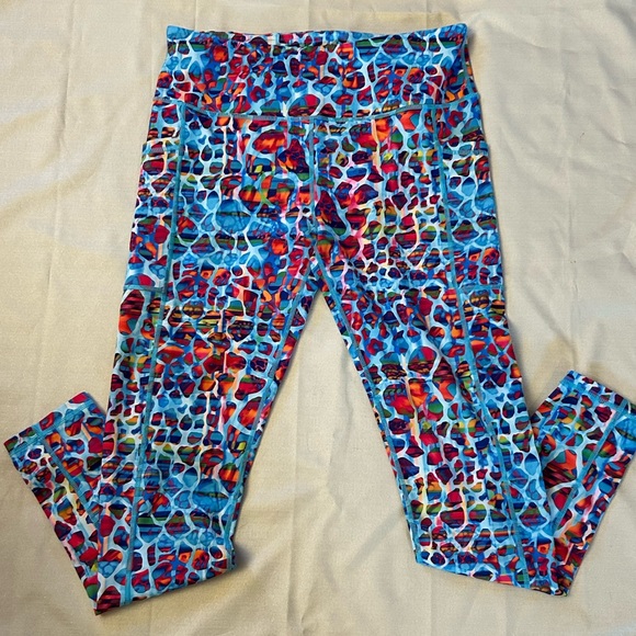 Constantly Varied Gear Pants - Constantly Varied Gear  - Blue and Red Mosaic leggings